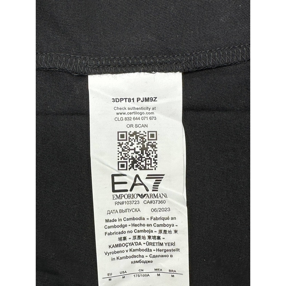 EA7 Emporio Armani Mens Graphic Logo T-Shirt Brown 3DPT81 PJM9Z Size M - Picture 5 of 10